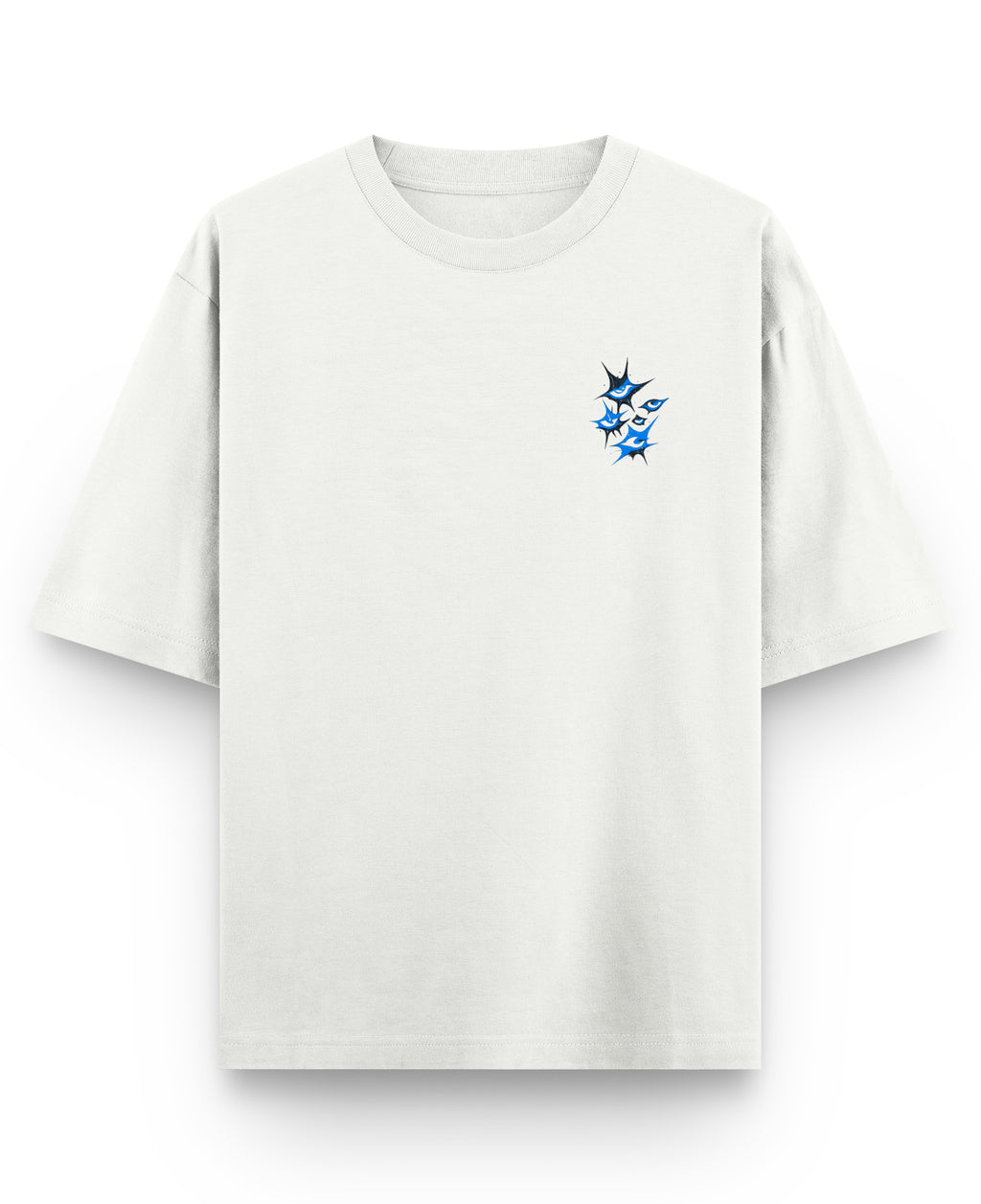 Off White Oversized T-shirt Front Design